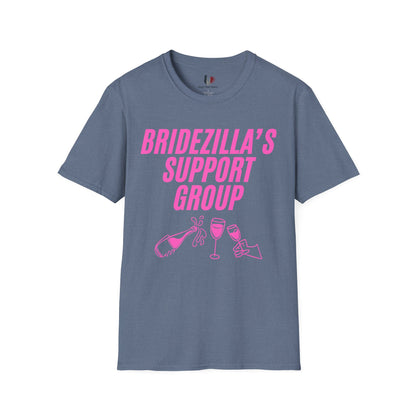 Bridezilla's support group, T-Shirt, Funny Bachelorette Party Tee