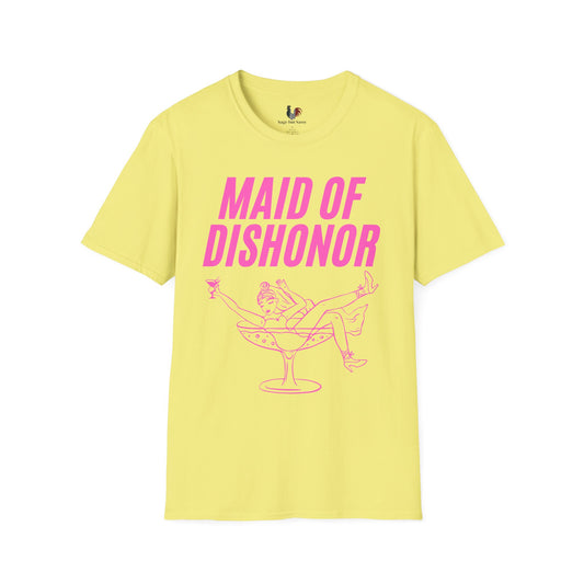 Maid of dishonor, T-Shirt, Funny Bachelorette Party Tee
