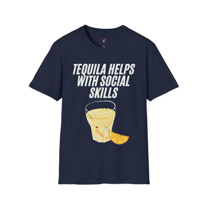 Tequila helps with social skills, T-Shirt, Funny Cinco de Mayo gift