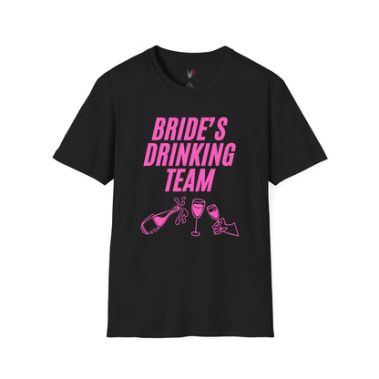 Bride's drinking team, T-Shirt, Funny Bachelorette Party Tee