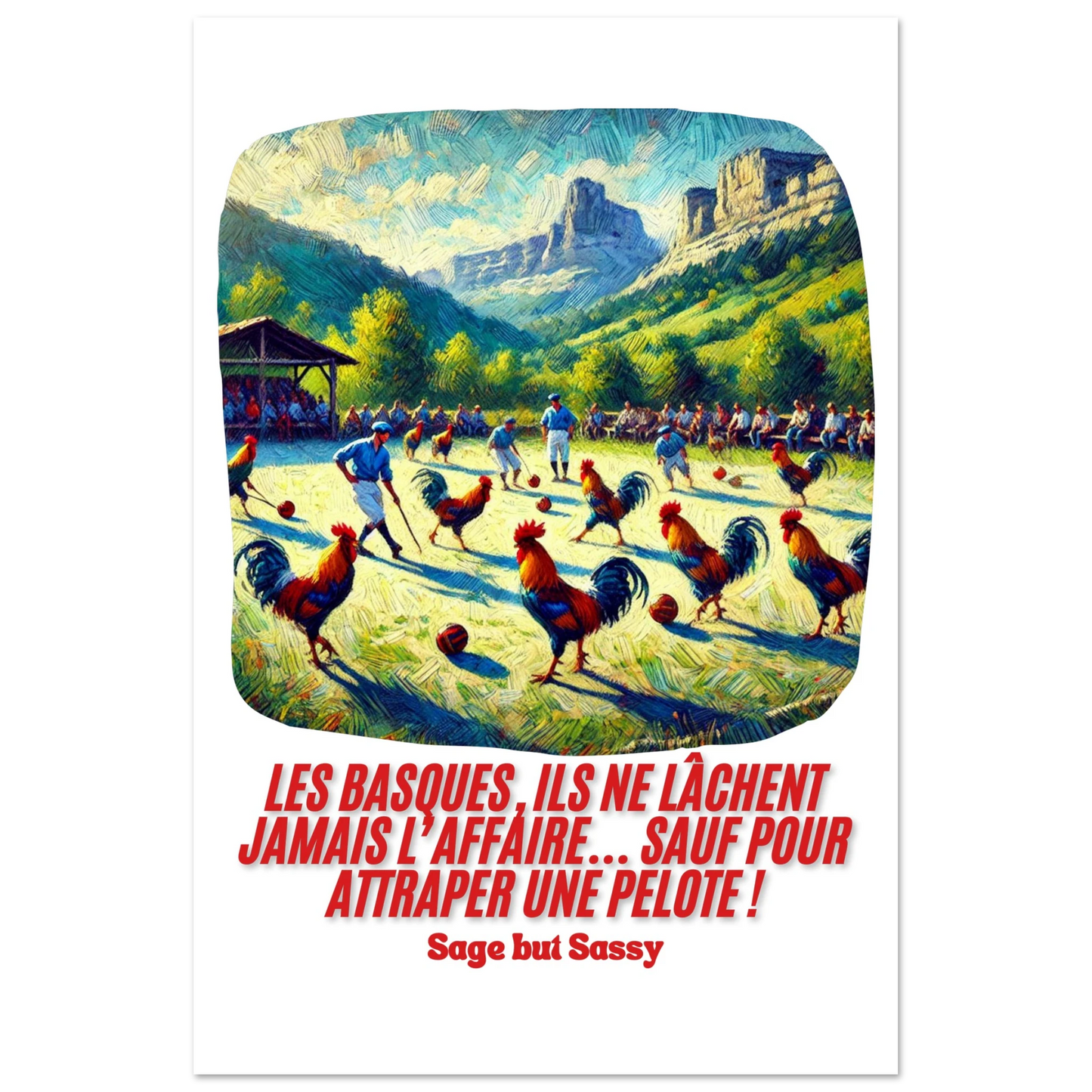 Classic Matte Paper Poster | Pays Basque.