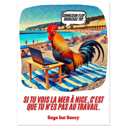 Classic Matte Paper Poster | Provence | Sud | Nice.