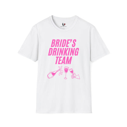 Bride's drinking team, T-Shirt, Funny Bachelorette Party Tee