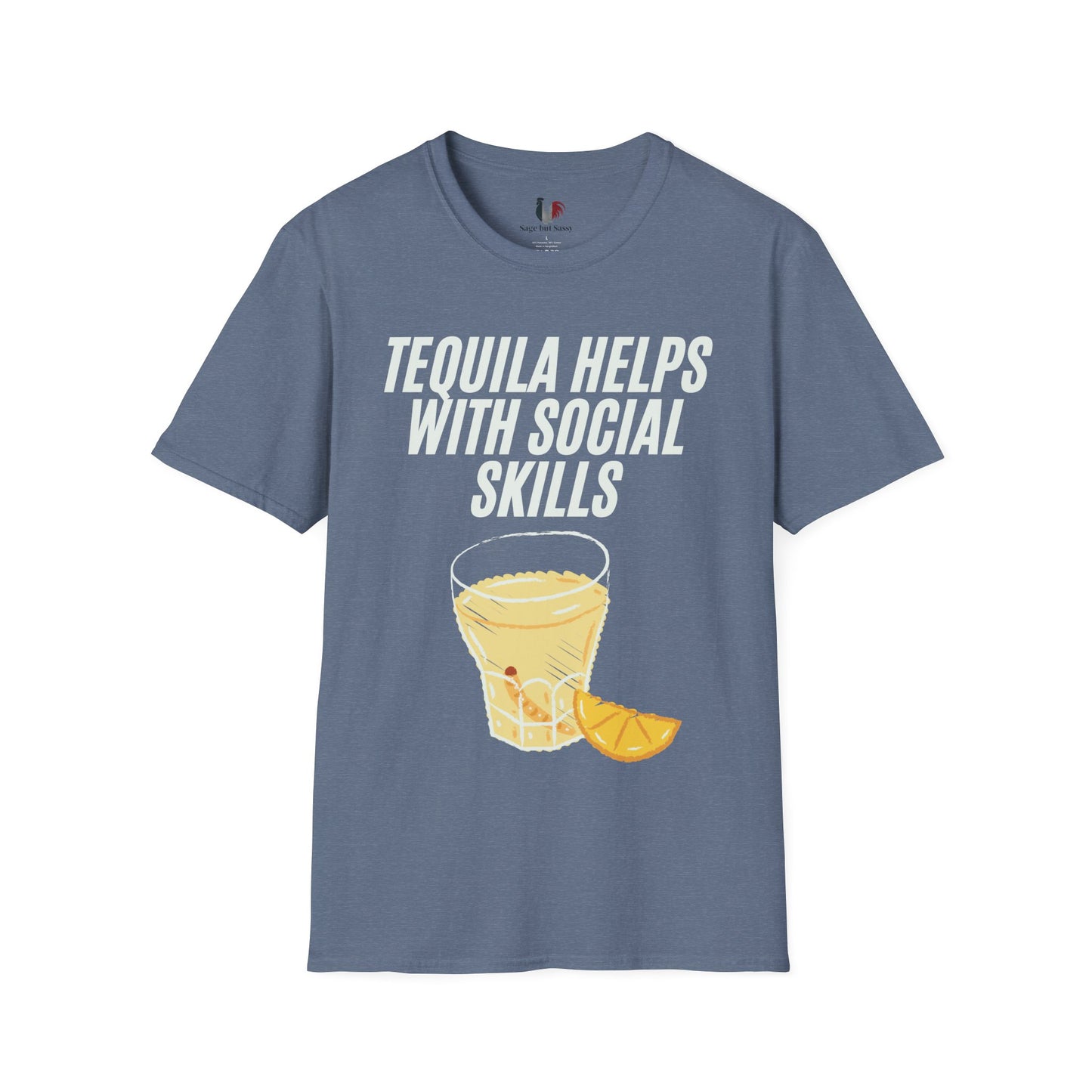 Tequila helps with social skills, T-Shirt, Funny Cinco de Mayo gift