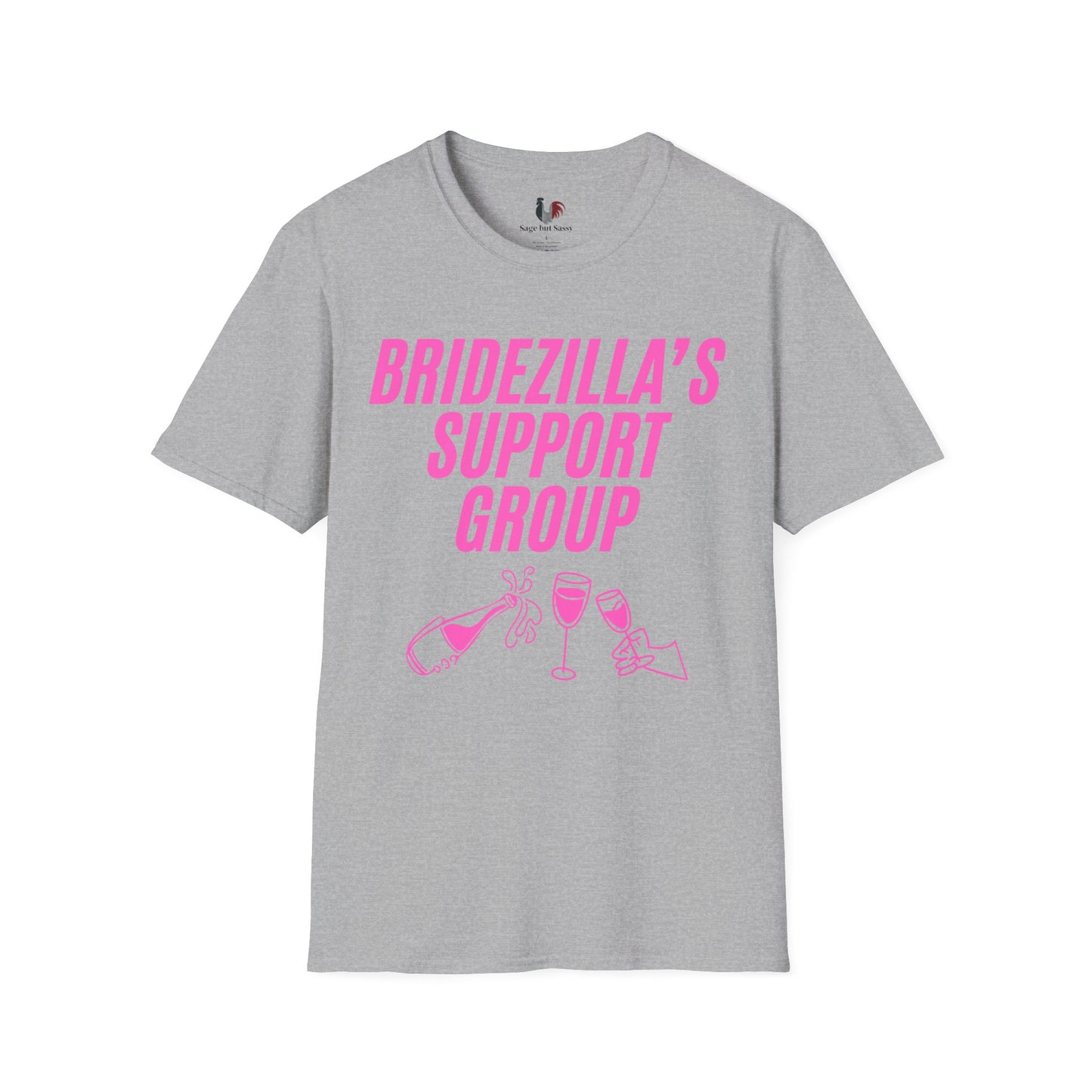 Bridezilla's support group, T-Shirt, Funny Bachelorette Party Tee