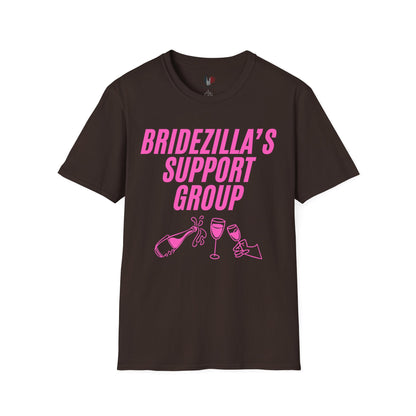 Bridezilla's support group, T-Shirt, Funny Bachelorette Party Tee