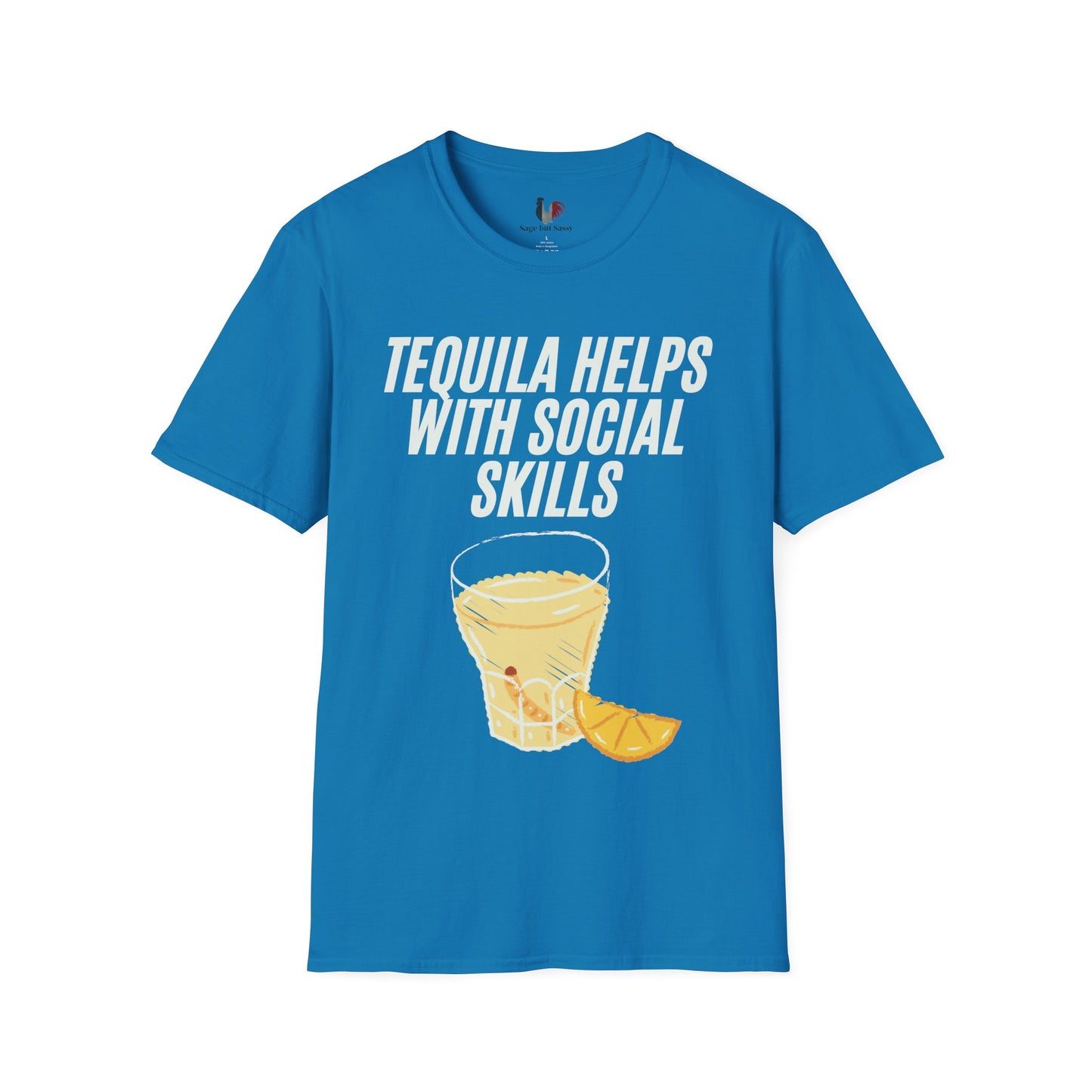 Tequila helps with social skills, T-Shirt, Funny Cinco de Mayo gift