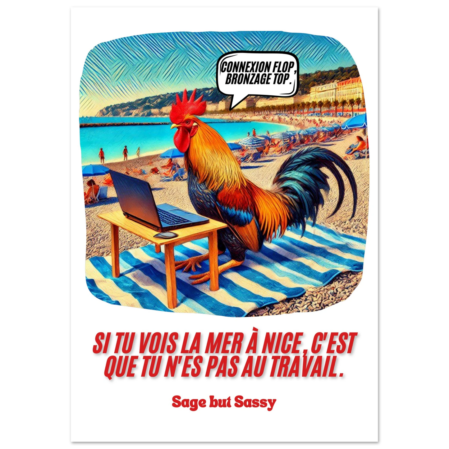 Classic Matte Paper Poster | Provence | Sud | Nice.