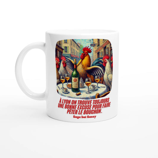 White 11oz Ceramic Mug | Lyon.
