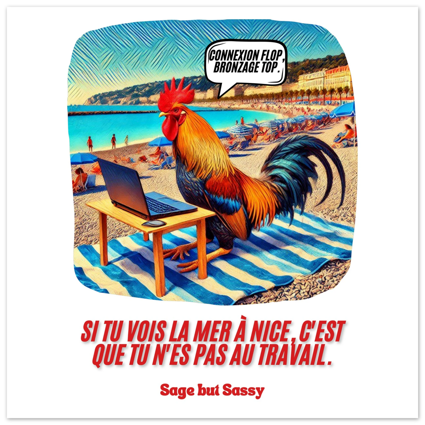 Classic Matte Paper Poster | Provence | Sud | Nice.