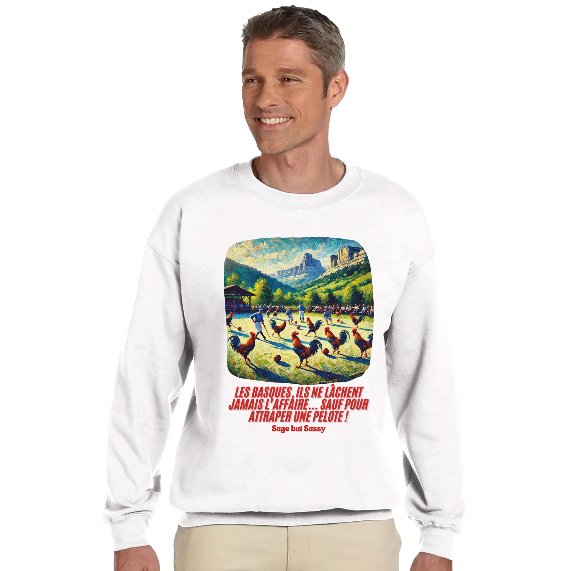 Classic Unisex Crewneck Sweatshirt | Pays Basque.