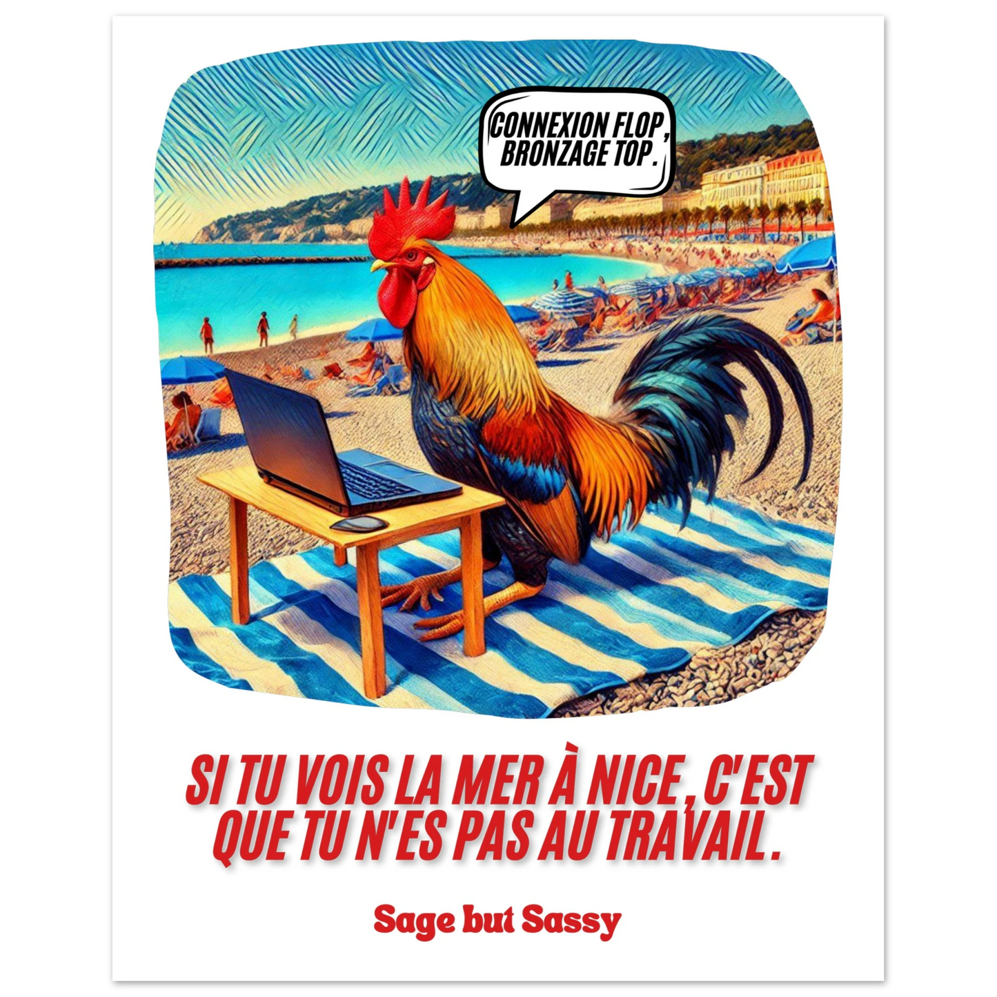 Classic Matte Paper Poster | Provence | Sud | Nice.