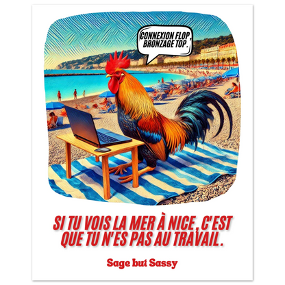 Classic Matte Paper Poster | Provence | Sud | Nice.