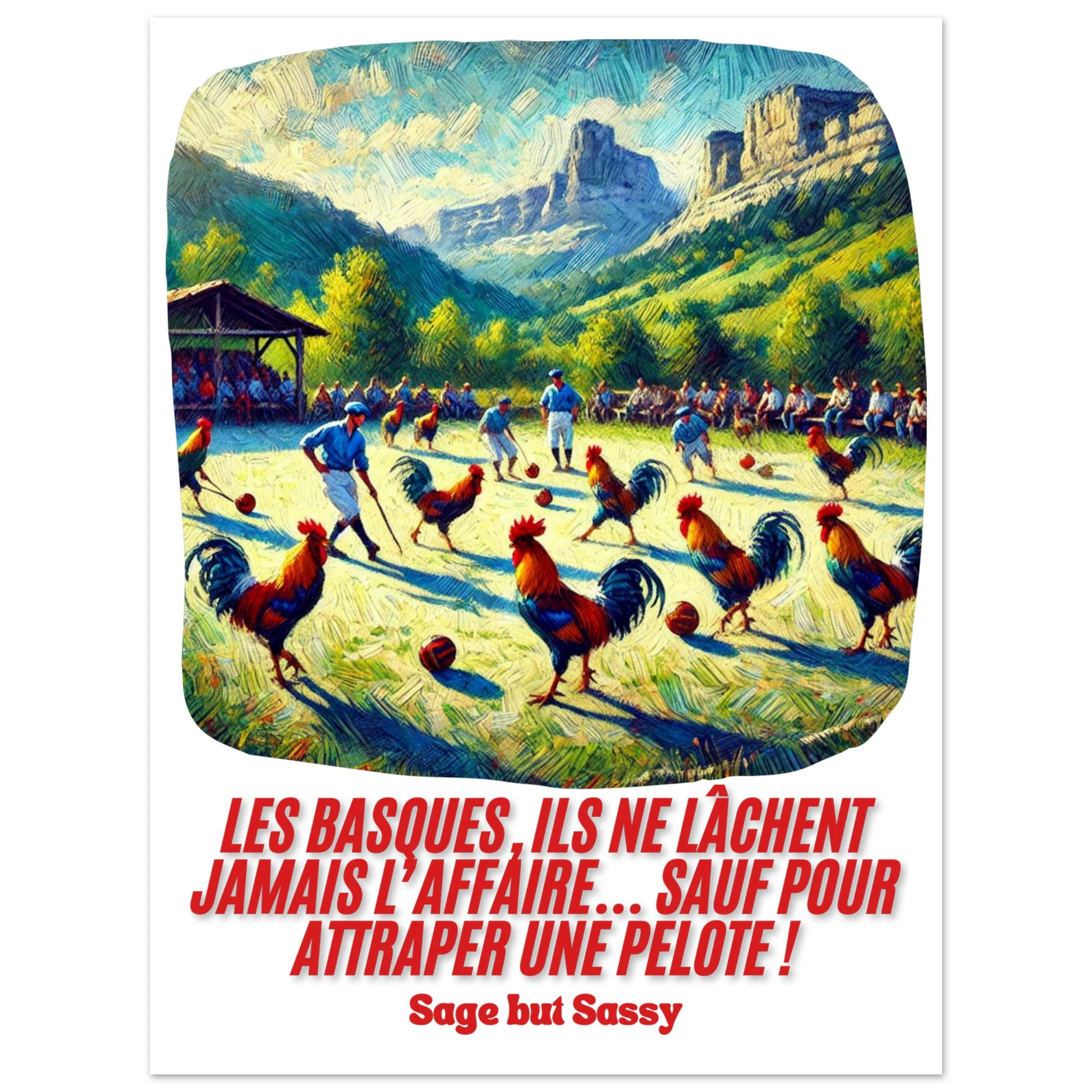 Classic Matte Paper Poster | Pays Basque.