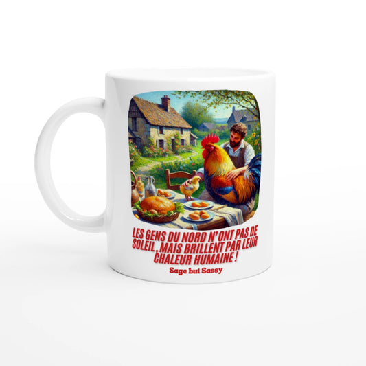 White 11oz Ceramic Mug | Nord | Haut-de-France.
