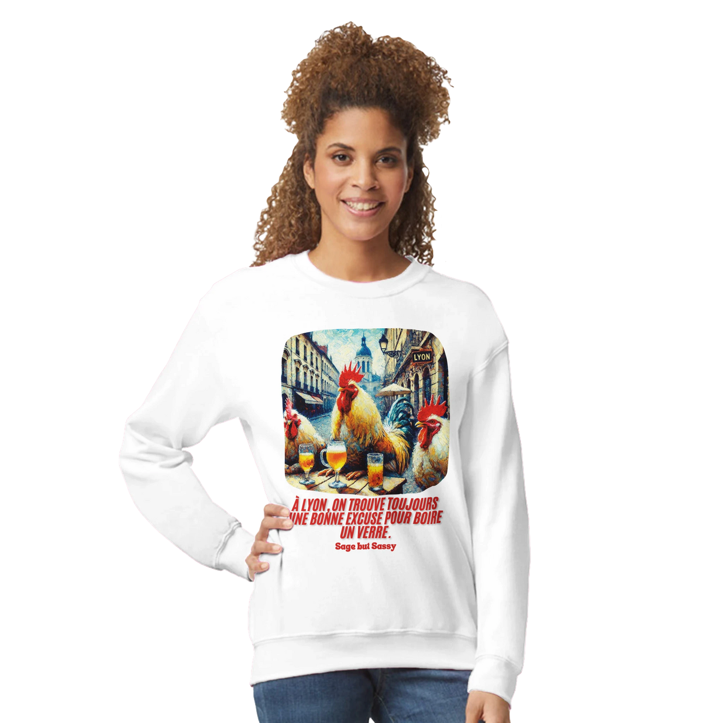 Classic Unisex Crewneck Sweatshirt | Lyon.