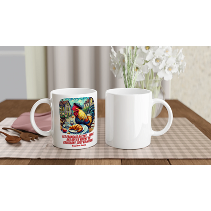 White 11oz Ceramic Mug | France.